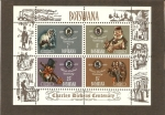 Stamps : Africa : Botswana :  CHARLES DICKENS CENTENARP