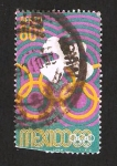 Stamps Mexico -  juegos olimpicos de mexico 68