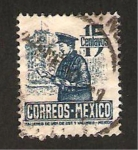 Stamps Mexico -  617 a - Cartero