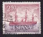 Stamps Spain -  Fragata Numancia