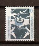 Stamps Germany -  Aeropuerto de Frankfurt.