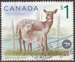 Sellos de America - Canad� -  CANADA 1999 Scott 1696 Sello Animales White Tailed Deer Venado de Cola Blanca Usado
