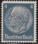 Stamps Germany -  DEUTSCHES REICH 1933 Scott417 Sello Nuevo 85 Cumpleaños de Von Hindenburg ALEMANIA Michel514