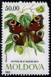 Stamps : Europe : Moldova :  Mariposas