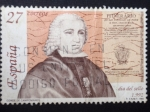 Stamps : Europe : Spain :  DIA DEL SELLO 1992 - CONDE DE CAMPOMANES