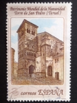 Stamps Spain -  TORRE DE S.PEDRO (TERUEL) - PATRIMONIO MUNDIAL DE LA HUMANIDAD