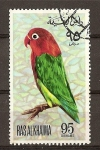 Stamps : Asia : United_Arab_Emirates :  Pajaros.