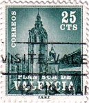 Stamps Spain -  Valencia. El Miguelete. 1966
