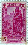 Stamps Spain -  Beneficencia. Historia del correo 1938