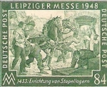 Stamps : Europe : Germany :  1433: ERRICHTUNG VAN STAPELLAGERN