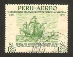Stamps Peru -   centº del nacimiento de isabel la catolica,