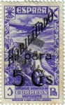 Stamps Spain -  Beneficencia. Habilitados con nuevo valor 1940