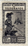 Stamps Spain -  Colegio de huérfanos de telégrafos