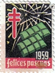 Sellos de Europa - Espa�a -  Felices pascuas 1959