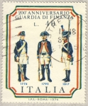 Sellos de Europa - Italia -  200 aniversario de Guarda di Finanza
