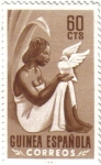 Stamps Africa - Guinea -  Tipos de indígenas 1953 Guinea Española