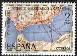 Stamps : Europe : Spain :  Centenario del Instituto Geográfico y Catastral.