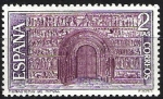 Sellos de Europa - Espa�a -  Monasterio de Santa María de Ripoll. Portada románica.