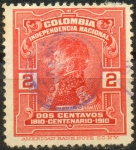 Stamps : America : Colombia :  INDEPENDENCIA NACIONAL CENTENARIO 1810 - 1910