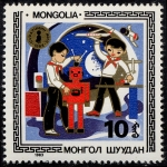 Stamps : Asia : Mongolia :  Niños
