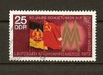 Stamps Germany -  Foro de primavera en Leipzig.