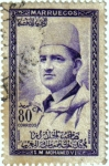 Sellos de Africa - Marruecos -  S.M. Mohamed V 1957