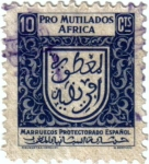 Stamps Africa - Morocco -  Protectorado Español en Marruecos. Pro mutilados Africa