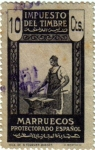 Stamps Morocco -  Protectorado Español en Marruecos. Impuesto de timbre