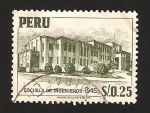 Stamps Peru -  escuela de ingenieros