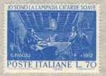 Sellos de Europa - Italia -  Io sono la lampada ch'arde soave G.Pascoli