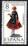 Stamps Spain -  Trajes típicos españoles. Valladolid.