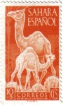 Sellos de Europa - Espa�a -  Sahara Español. Día del sello 1951