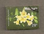 Sellos de Asia - Malasia -  Rhododendron scortechinii