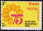 Stamps Nepal -  Turismo