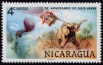 Stamps : America : Nicaragua :  Julio Verne