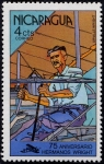 Stamps : America : Nicaragua :  Aviación
