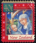 Stamps New Zealand -  Navidad