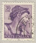 Stamps Italy -  Michelangiolesca  Testa della sibilla Eritrea