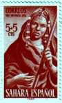 Stamps Spain -  Sahara Español. Pro infancia 1953