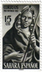 Stamps Spain -  Sahara Español. Pro infancia 1953