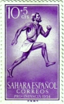 Stamps Spain -  Sahara Español. Pro infancia 1954