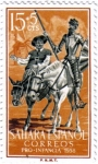 Stamps Spain -  Sahara Español. Pro infancia 1958