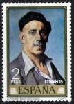 Sellos de Europa - Espaa -  Dia del Sello. Ignacio de Zuloaga. Autorretrato.