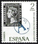 Stamps Spain -  Dia mundial del sello. Marca Prefilatélica: la   (A ) de Reus