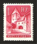 Stamps Hungary -  castillo de sarvar