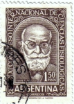 Stamps Argentina -  XXI Congreso de ciencias fisiologicas. Ivan Pavlov