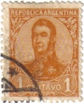 Sellos del Mundo : America : Argentina : General José de San Martín.República de Argentina