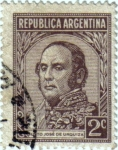 Stamps Argentina -  José de Urquiza. República de Argentina