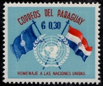 Stamps : America : Paraguay :  ONU