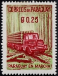 Stamps : America : Paraguay :  Transportes